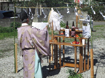 沼田市　新築工事　長期優良住宅　地鎮祭　K様邸　