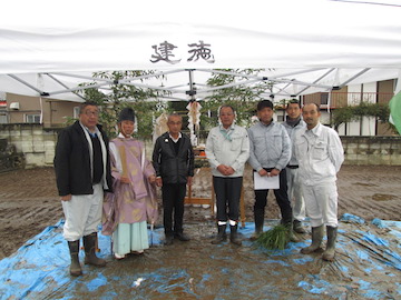 沼田市　新築工事　長期優良住宅　地鎮祭　I様邸　